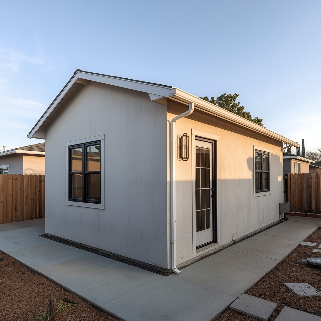 Completed detached accessory dwelling unit
